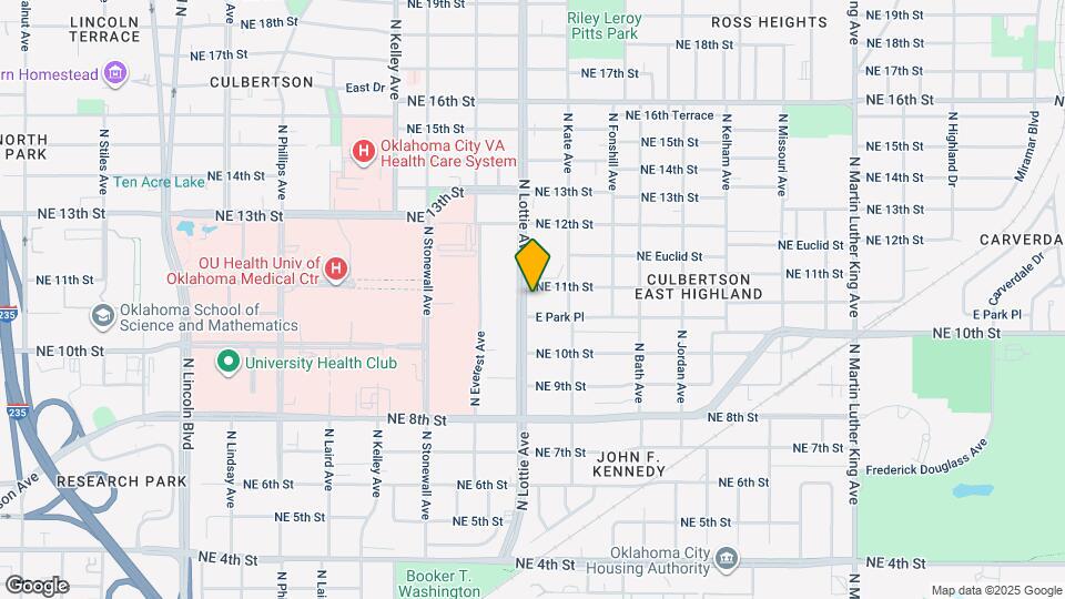 1138 N Lottie Ave Mapa y Detalles de la Ubicación