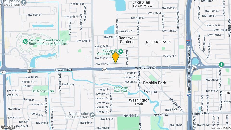 2900 NW 10th Ct Map and Location Details