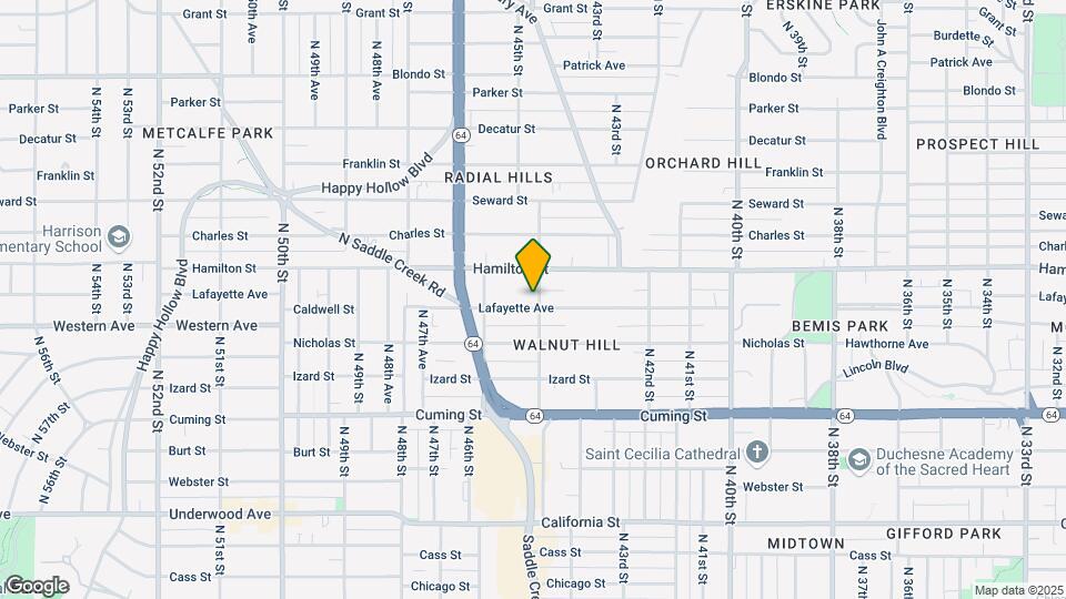 1306 N 45th St Map and Location Details