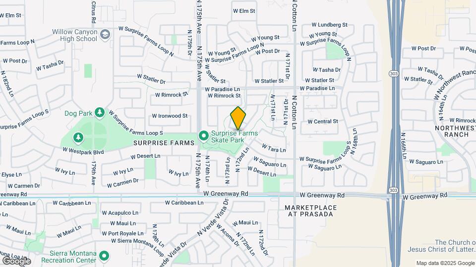 17285 W Tara Ln Map and Location Details