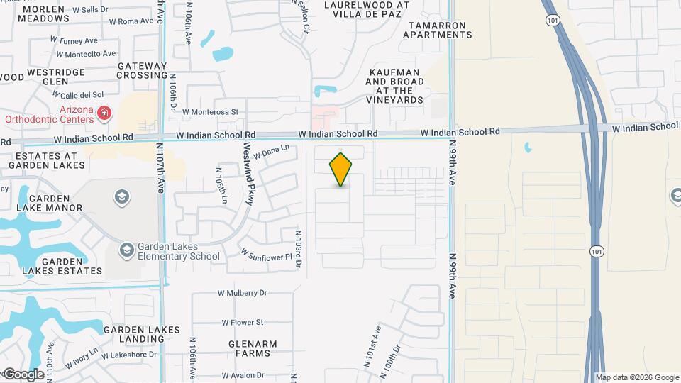 10213 W Fairmount Ave Mapa y Detalles de la Ubicación