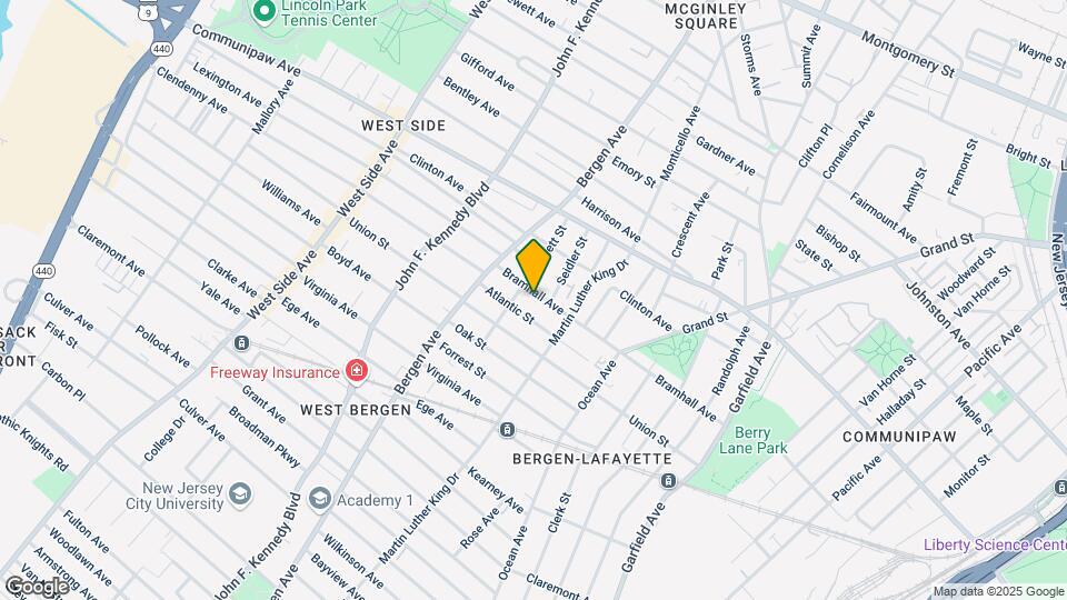 599 Bramhall Ave Map and Location Details
