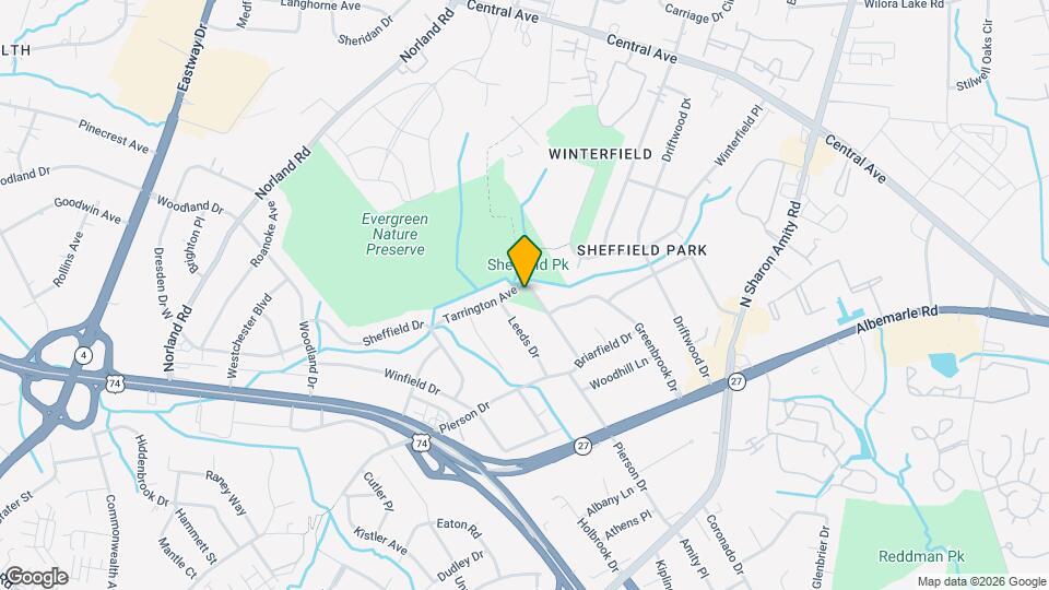 1322 Tarrington Ave Map and Location Details