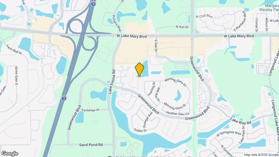 3553 Moss Pointe Pl Map and Location Details