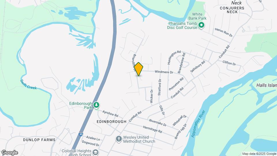 1030 Briarcliffe Dr Map and Location Details