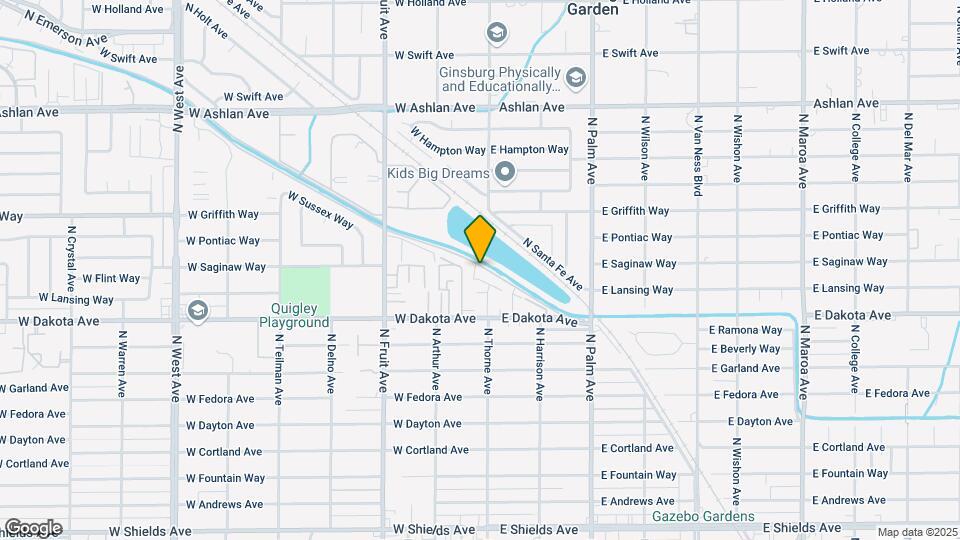128 W Saginaw Way Mapa y Detalles de la Ubicación