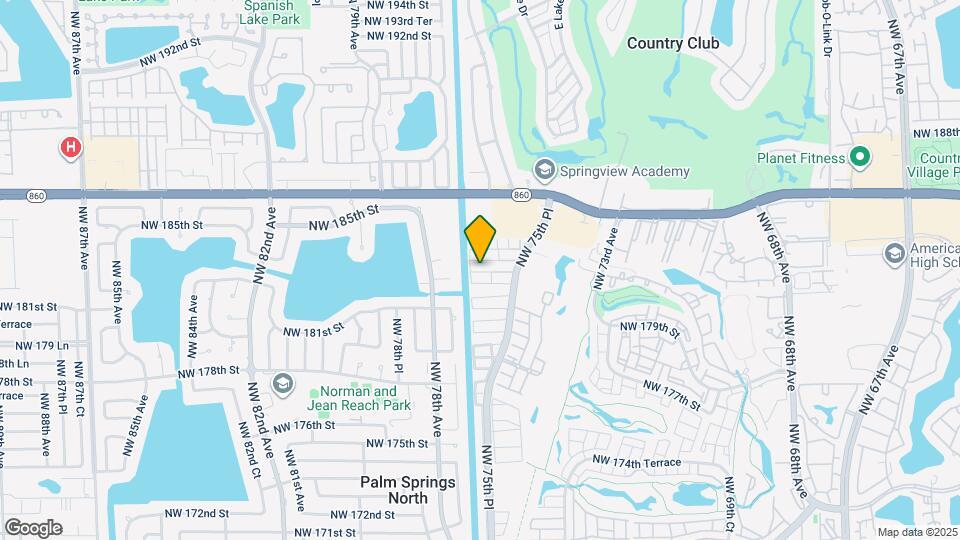 7667 NW 182nd Ln Map and Location Details