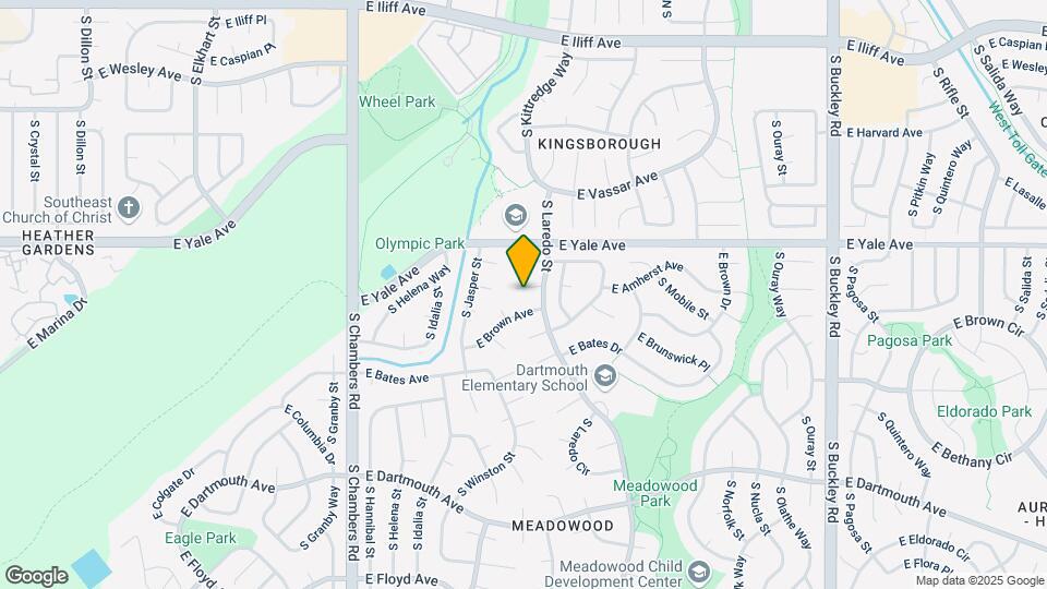 15884 E Amherst Pl Map and Location Details