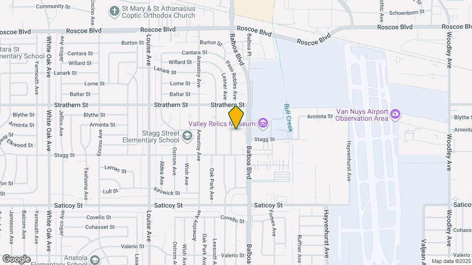 7856 Paso Robles Ave Map and Location Details