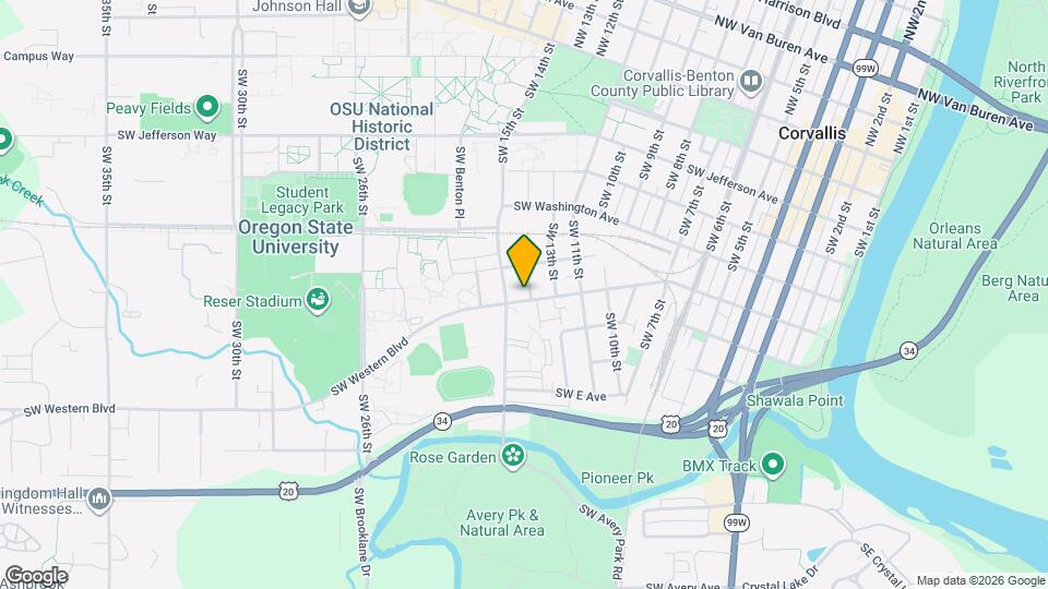 744 SW 14th St Map and Location Details