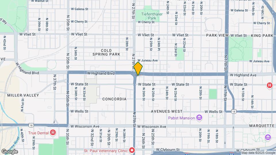 1032 N 27th St Map and Location Details