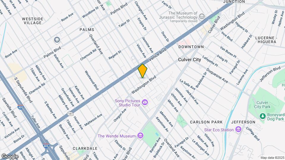 3860 Mentone Ave Mapa y Detalles de la Ubicación