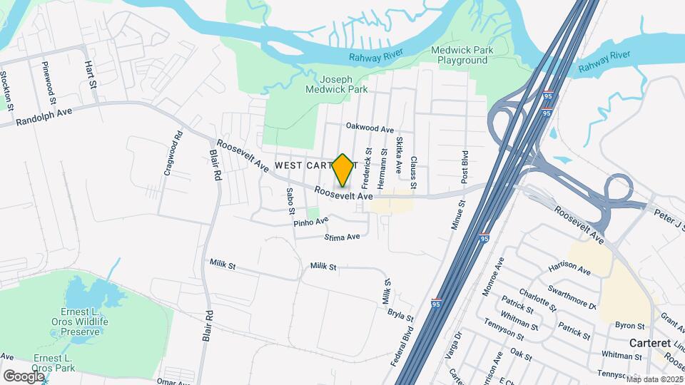 1340 Roosevelt Ave Map and Location Details