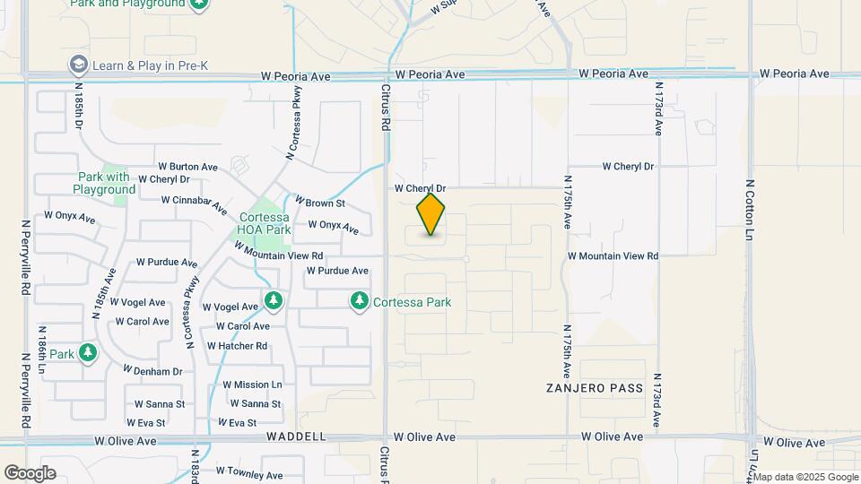 17746 W Turquoise Ave Map and Location Details