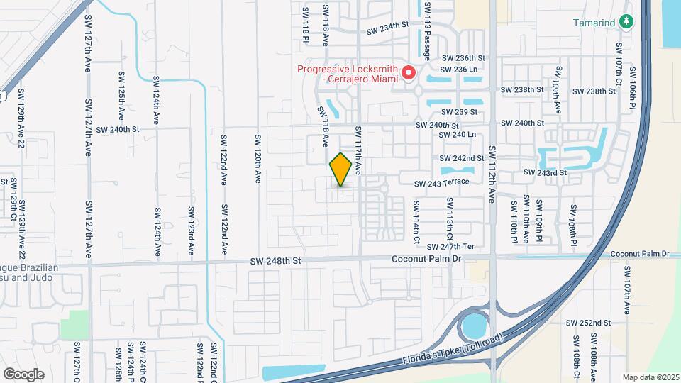 11964 SW 244th St Map and Location Details