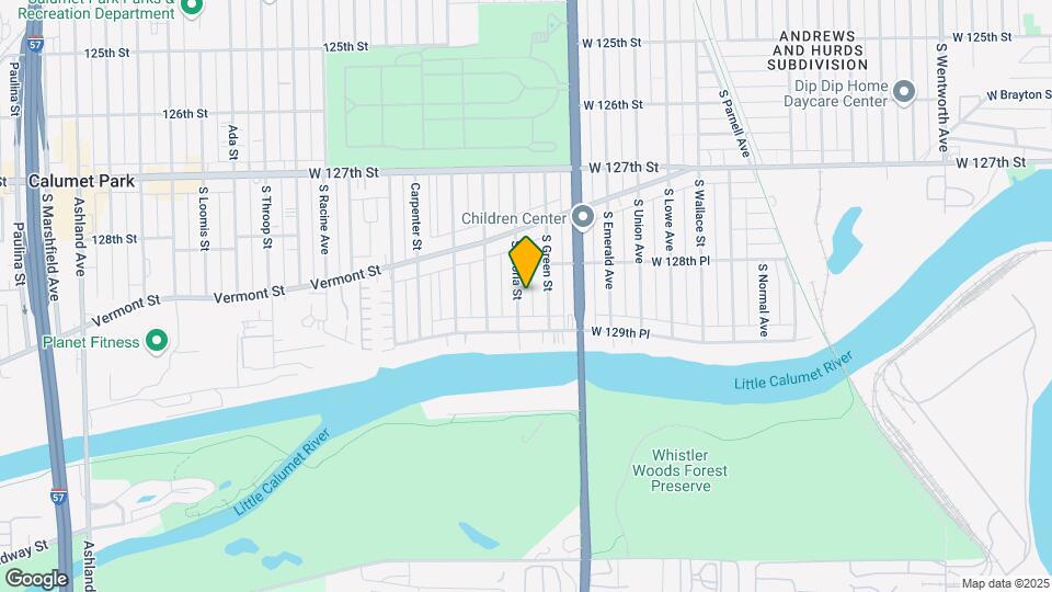 12867 S Peoria St Map and Location Details