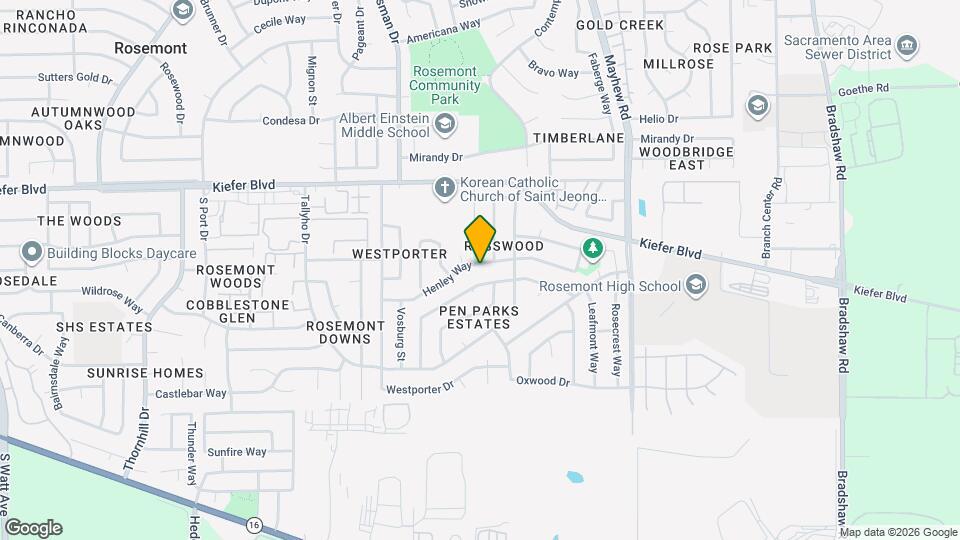 9342 Henley Way Mapa y Detalles de la Ubicación