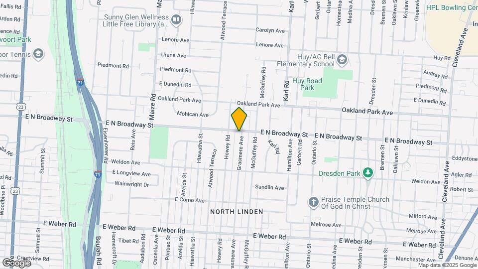 3143 Grasmere Ave Map and Location Details