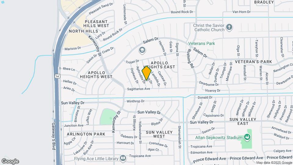 10412 Aphrodite Dr Mapa y Detalles de la Ubicación