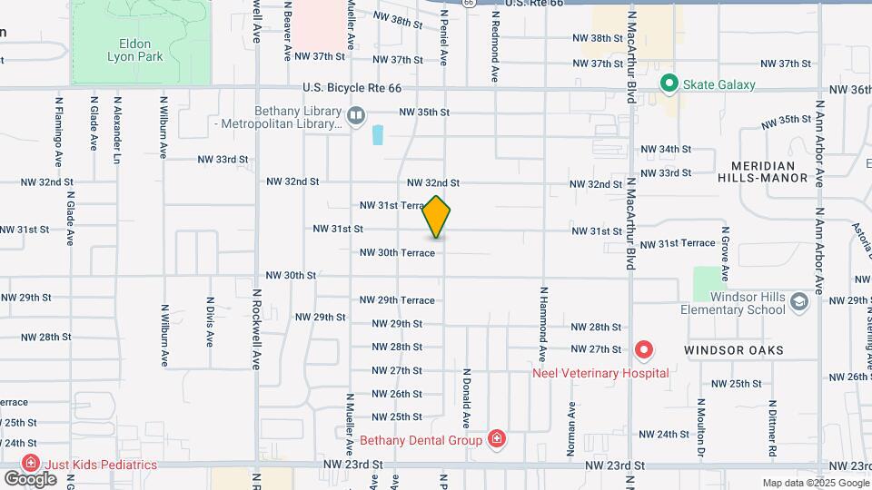6603 NW 30th Terrace Map and Location Details
