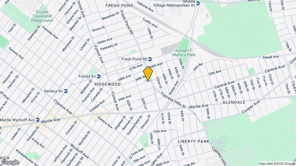 60-86 Catalpa Ave Mapa y Detalles de la Ubicación