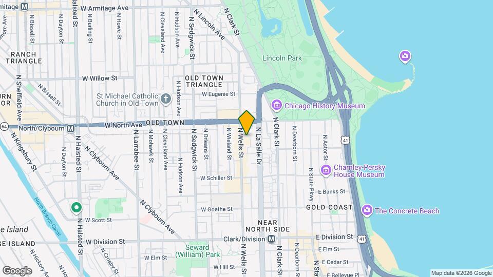 1531 N Wells St Map and Location Details