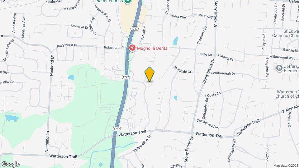 8405 Hurstbourne Woods Pl Map and Location Details