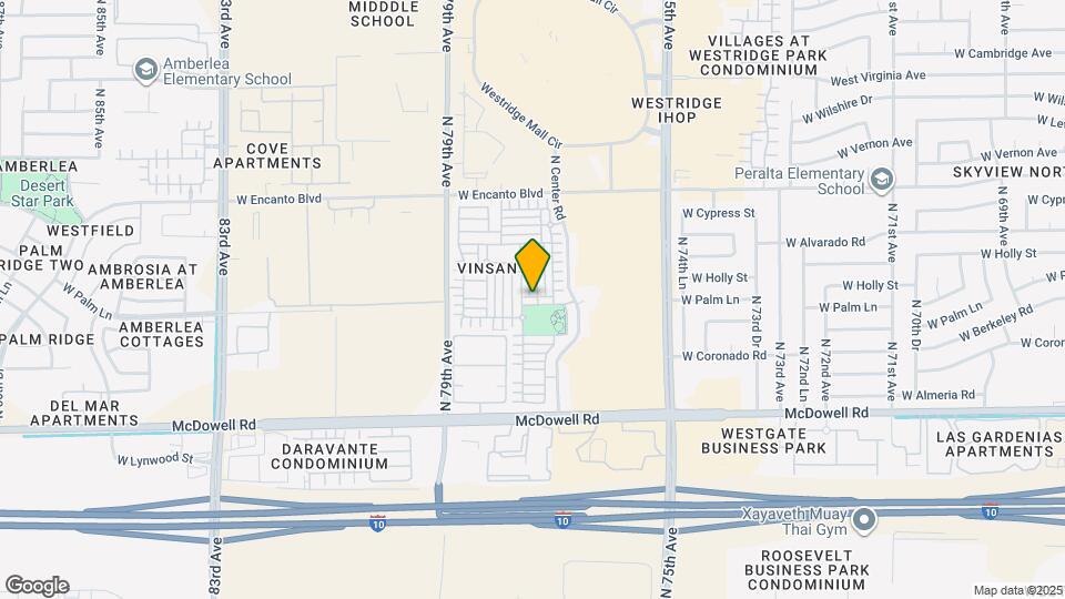 7742 W Palm Ln Map and Location Details