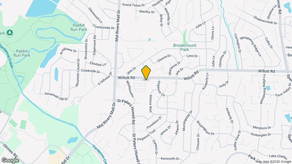 400 Willott Square Dr Map and Location Details
