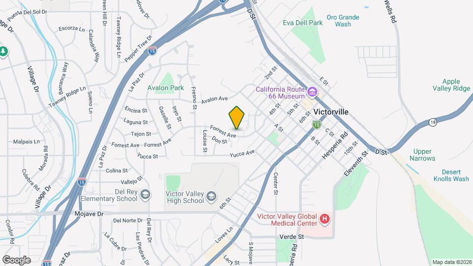 16684 Forrest Ave Map and Location Details