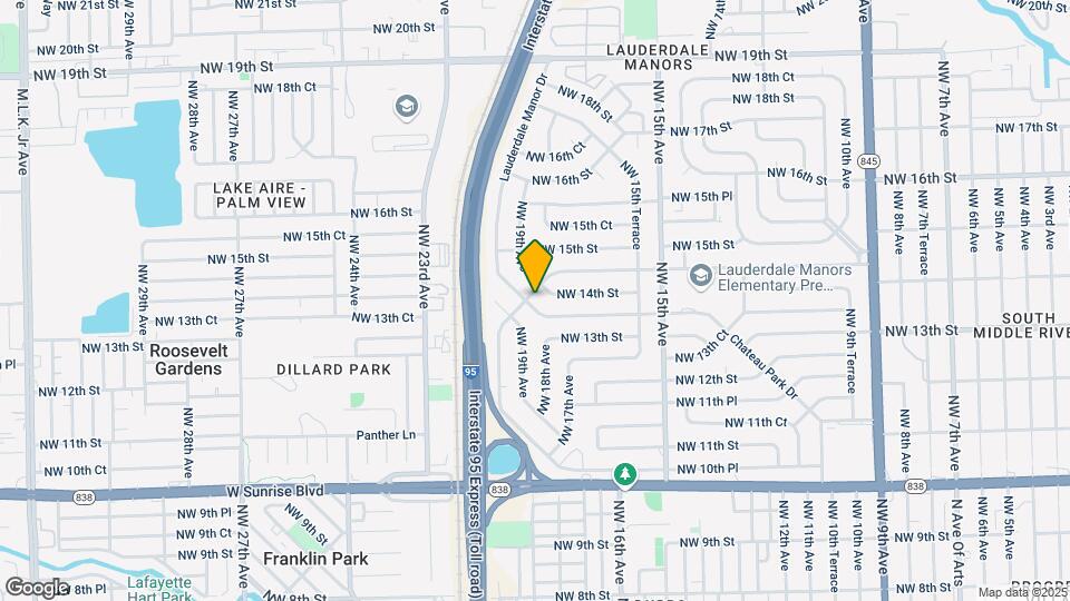 1809 NW 13th Ct Map and Location Details