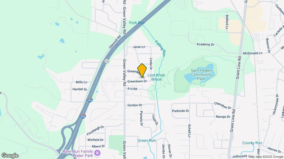 207 Greenlawn Dr Map and Location Details