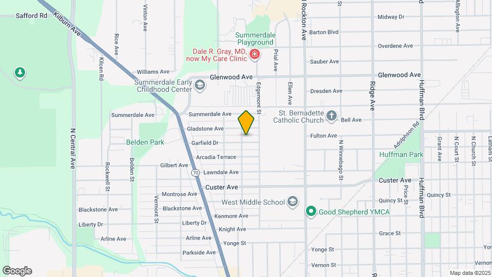 2823 Garfield Dr Map and Location Details