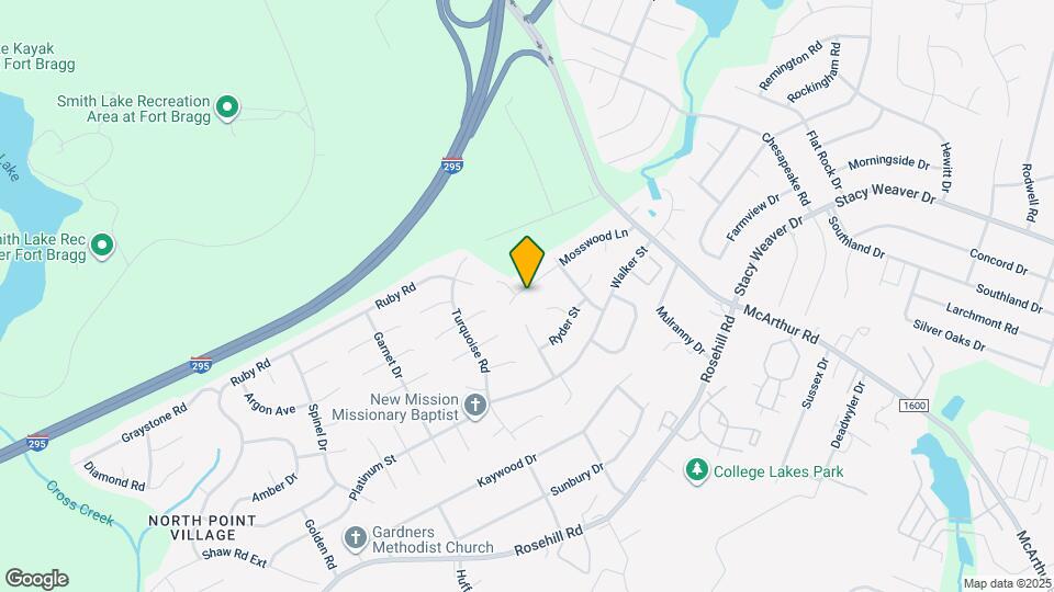 733 Mosswood Ln Map and Location Details