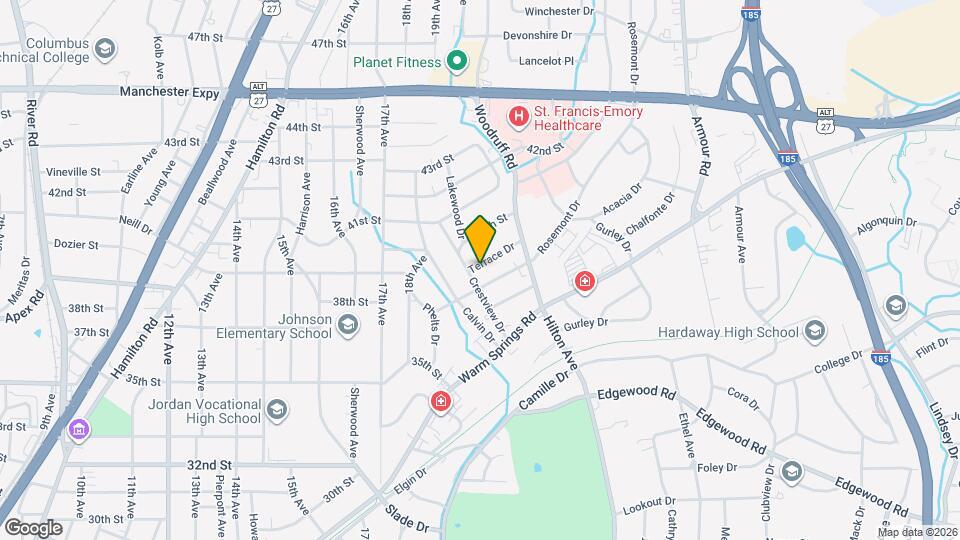 2018 Terrace Dr Map and Location Details