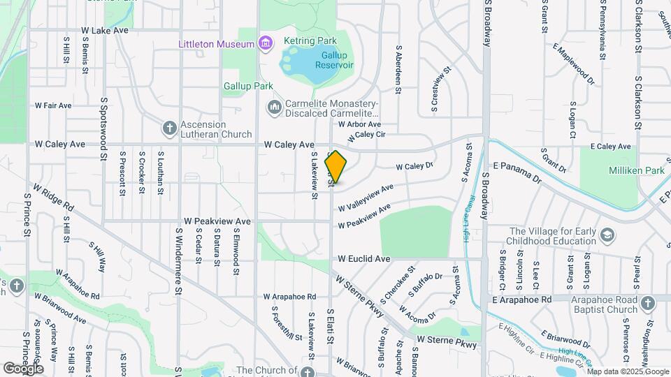 793 W Longview Ave Map and Location Details