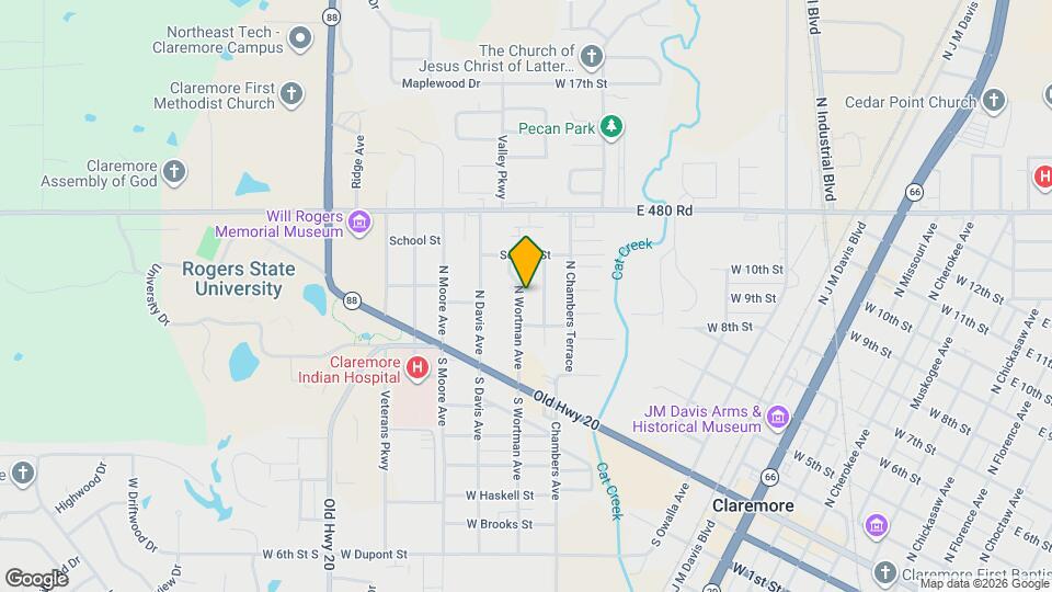 302 N Wortman Ave Map and Location Details