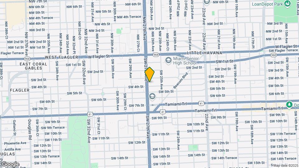 345 SW 27th Ave Map and Location Details