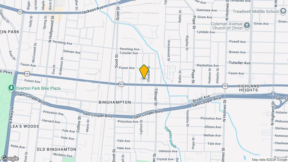 646 Lipford St Map and Location Details