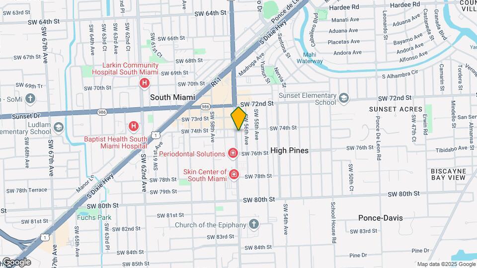 7430 SW 56th Ct Mapa y Detalles de la Ubicación