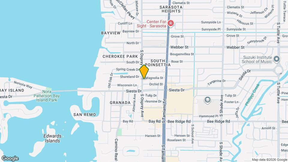 3319 S Osprey Ave Map and Location Details
