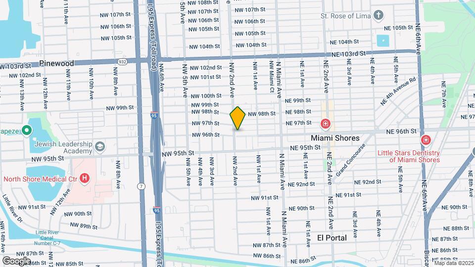 195 NW 96th St Map and Location Details