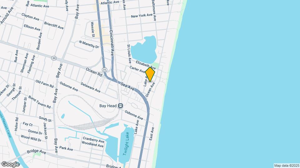 1613 Ocean Ave Map and Location Details