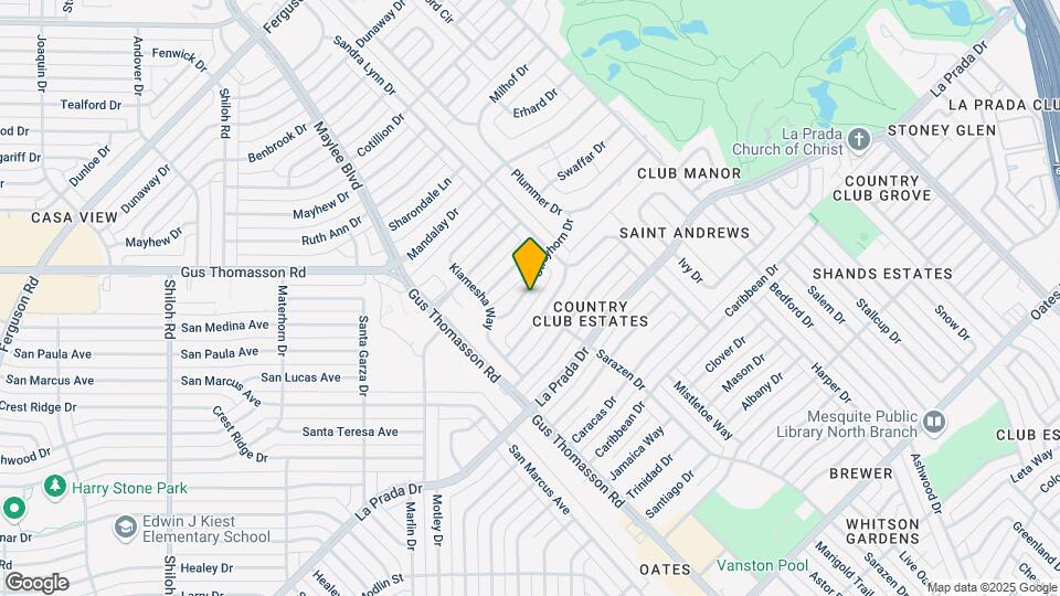 3704 Strayhorn Dr Map and Location Details