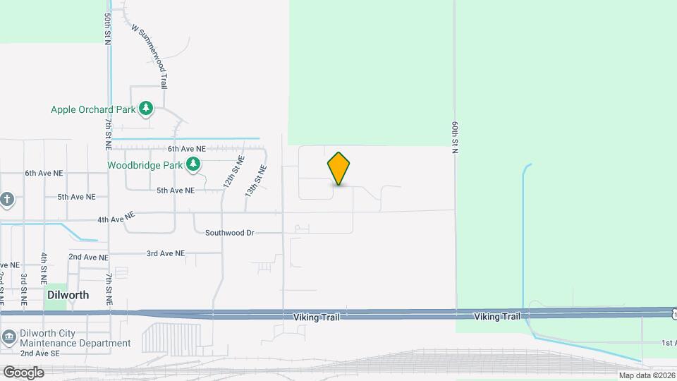 1521 KEYSTONE CIR NE Map and Location Details