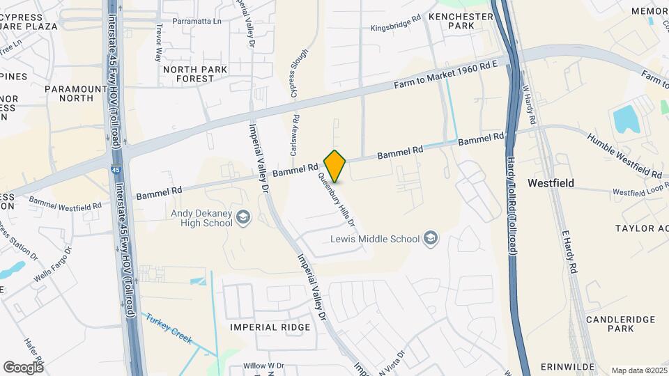 22334 Queenbury Hills Dr Mapa y Detalles de la Ubicación