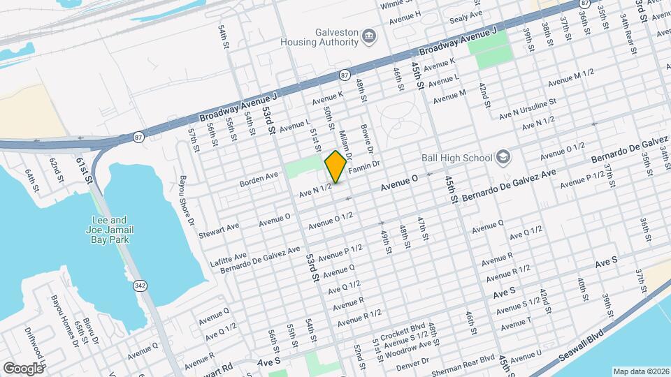 5023 Ave N 1/2 Map and Location Details
