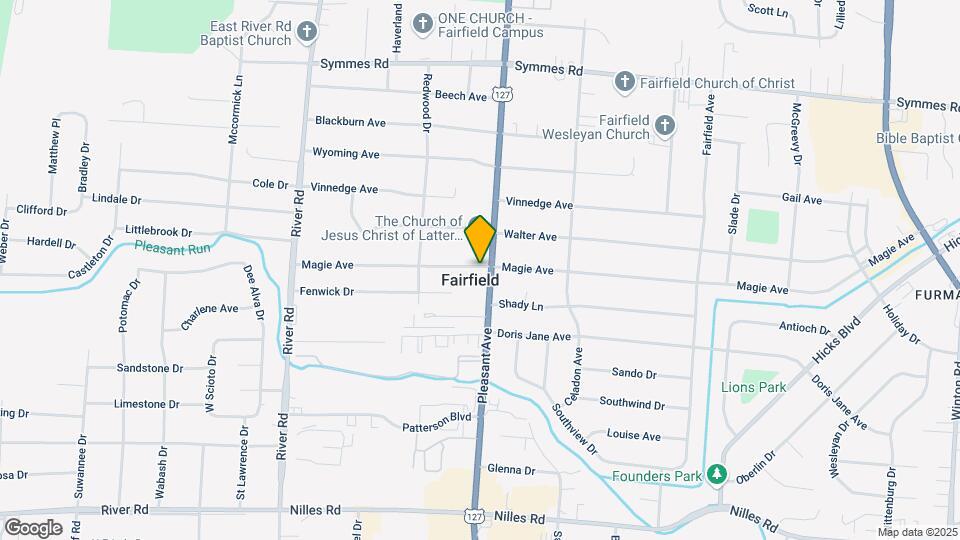 595 Magie Ave Map and Location Details