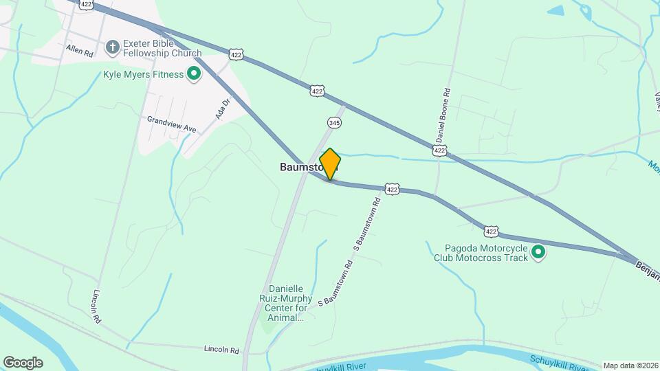 144 E Baumstown Rd Map and Location Details