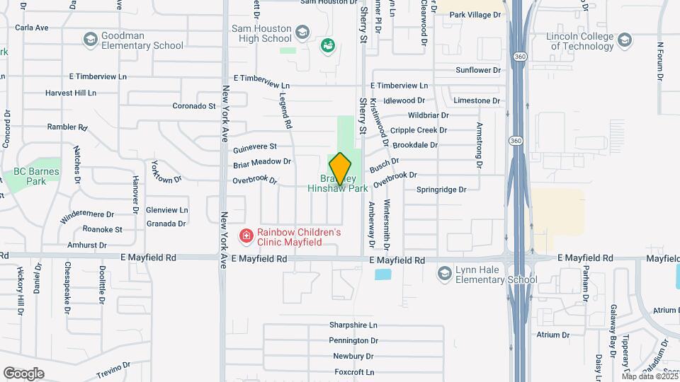 2110 Overbrook Dr Map and Location Details